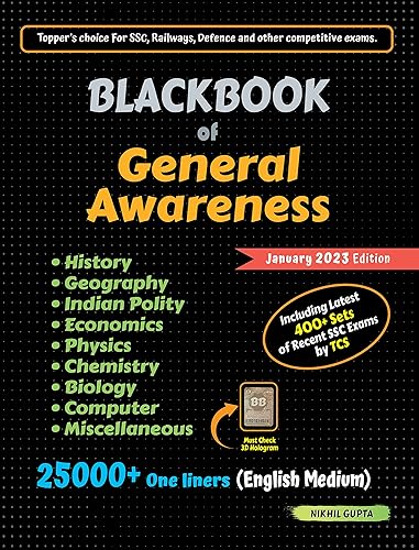 BlackBook of General Awareness January 2023 by Nikhil Gupta