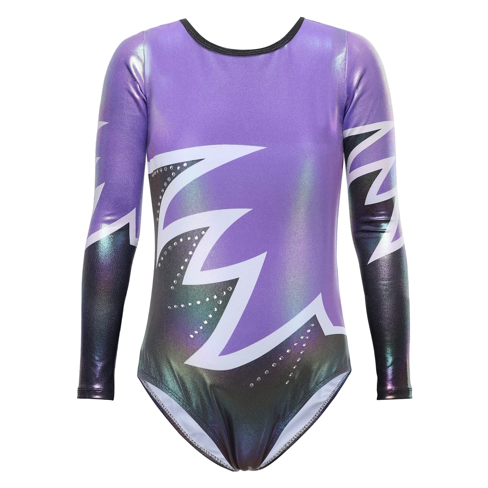Bezioner Maillot de Gimnasia Leotardos de Danza Body Ballet Clásico Sin Mangas/Manga Larga para Niña 3-14 Años — view 10