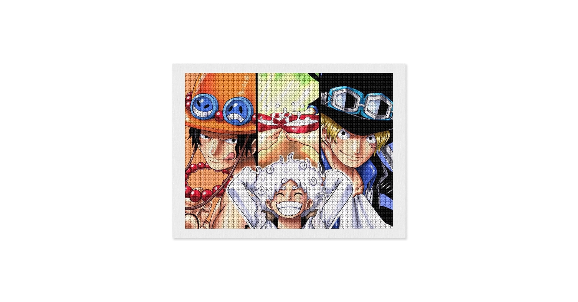 ルフィーアート Amazon.co.jp: 45×60cm ダイヤモンドアート ONE PIECE