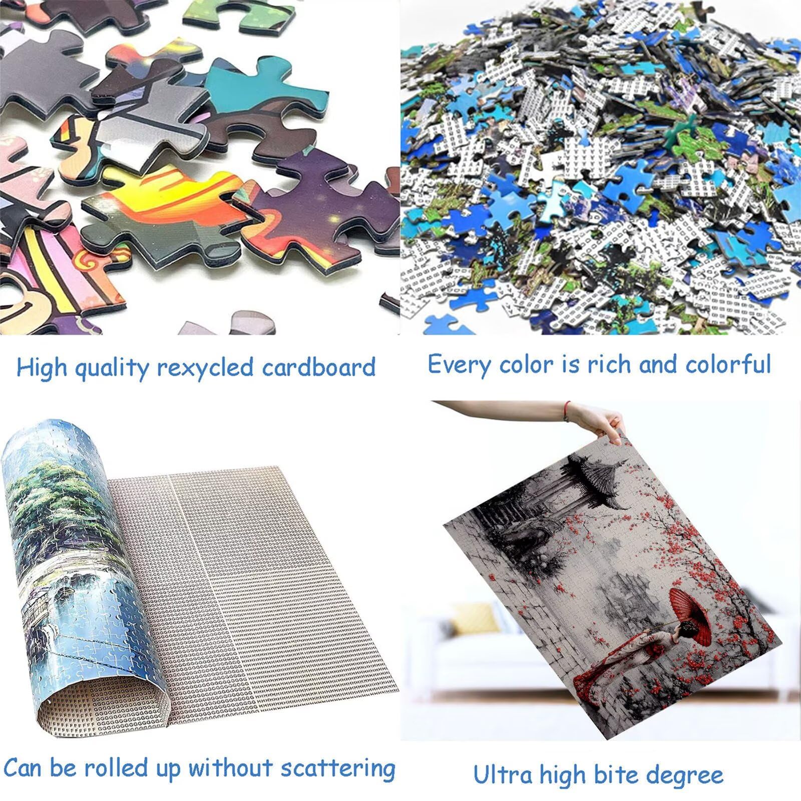 Puzzle 3000 elementów Japonia puzzle dla dorosłych kobiet 122 x 81 cm unikalne rzemiosło klasyczne 3D drewniana układanka do rodzinnych gier biznesowych, układanka do samodzielnego wykonania nawet do