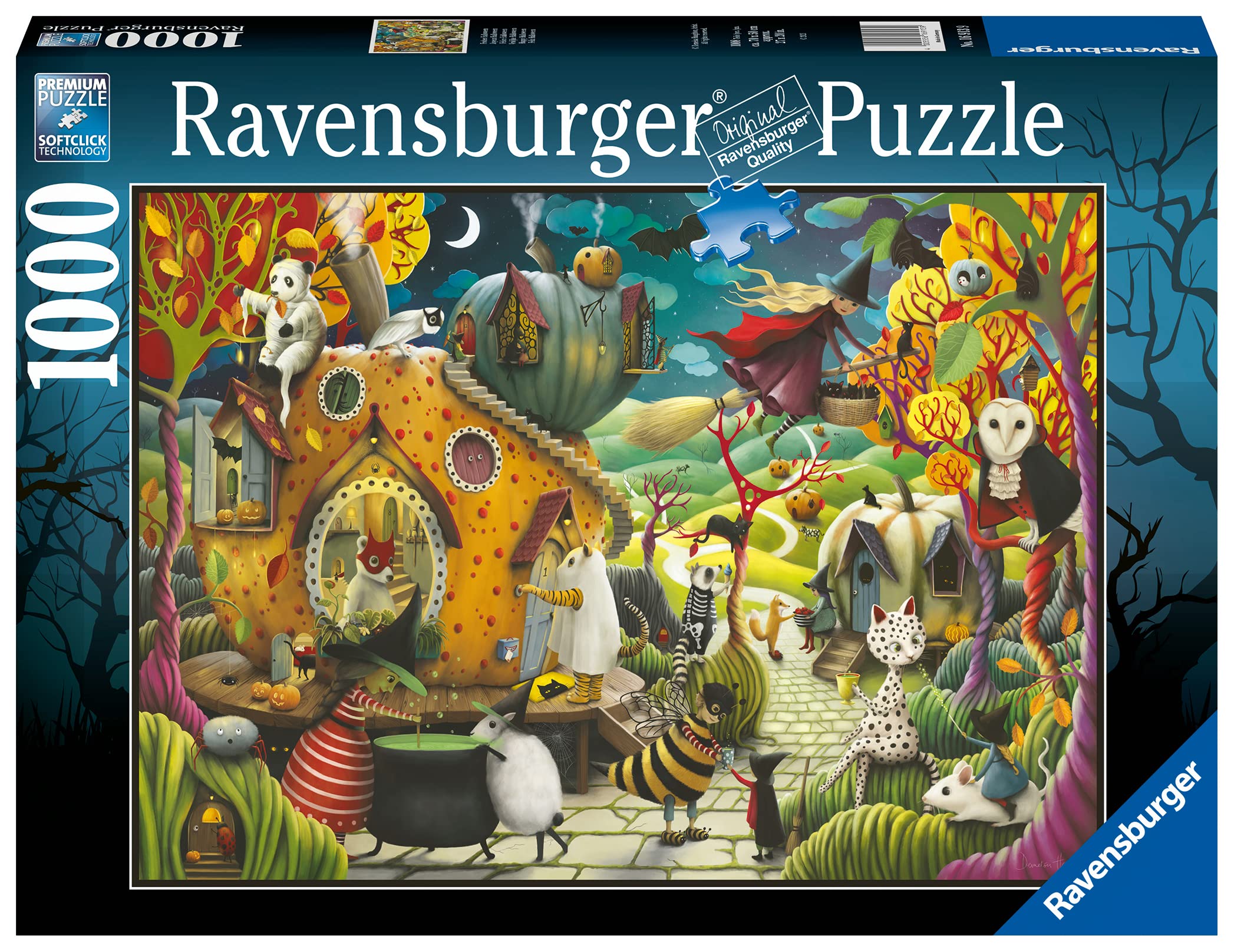 RavensburgerHappy Halloween 1000 Piece Jigsaw Puzzle for Adults and Kids Age 12 Years UpThe Forest Stewardship Council