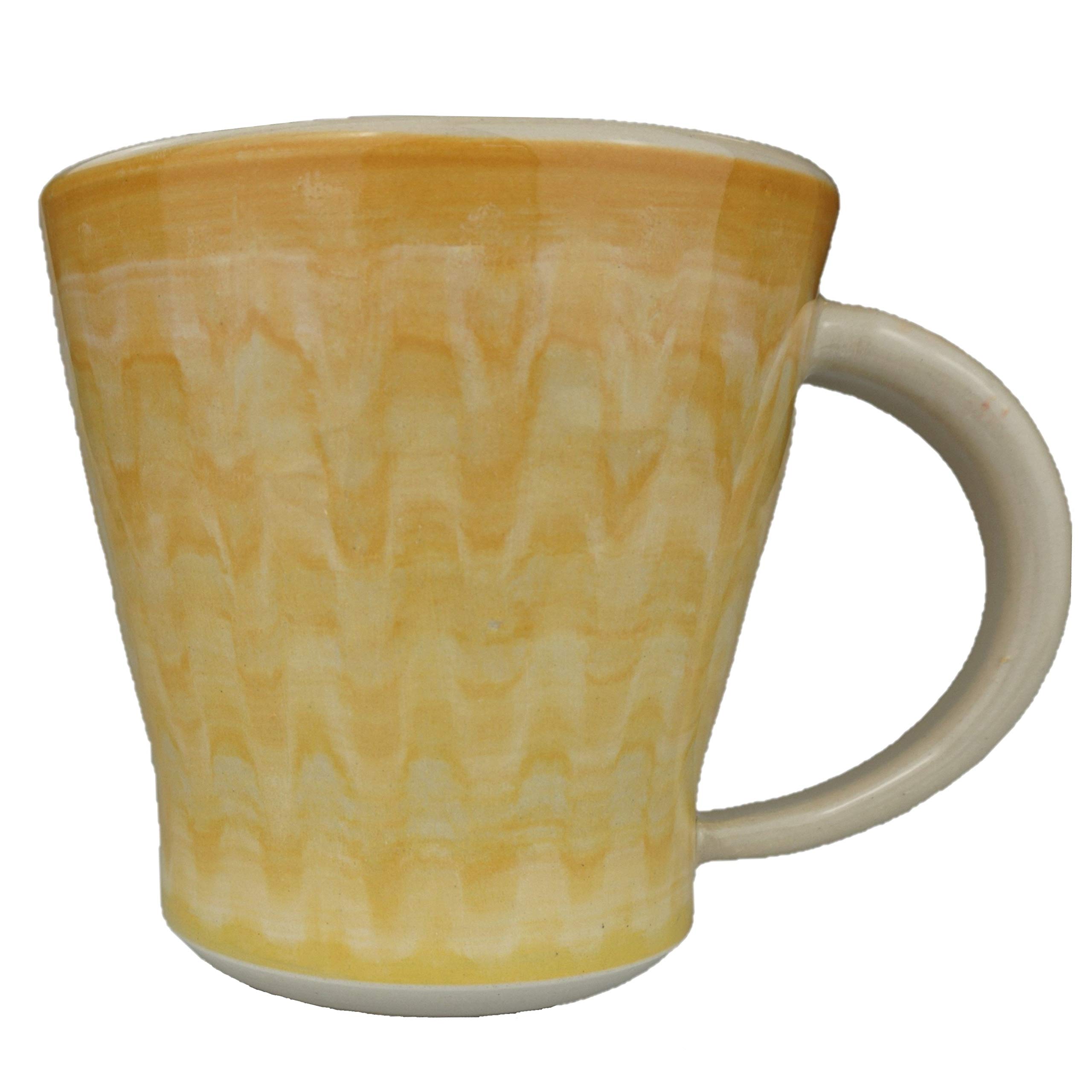 ISDD Cup, handcrafted stoneware with wave decoration