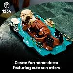 LEGO Ideas Floating Sea Otters Building Sets for Adults - Room or Office Decor for Women & Men, Ages 18+ - Gift Ideas for Birthday - 21366