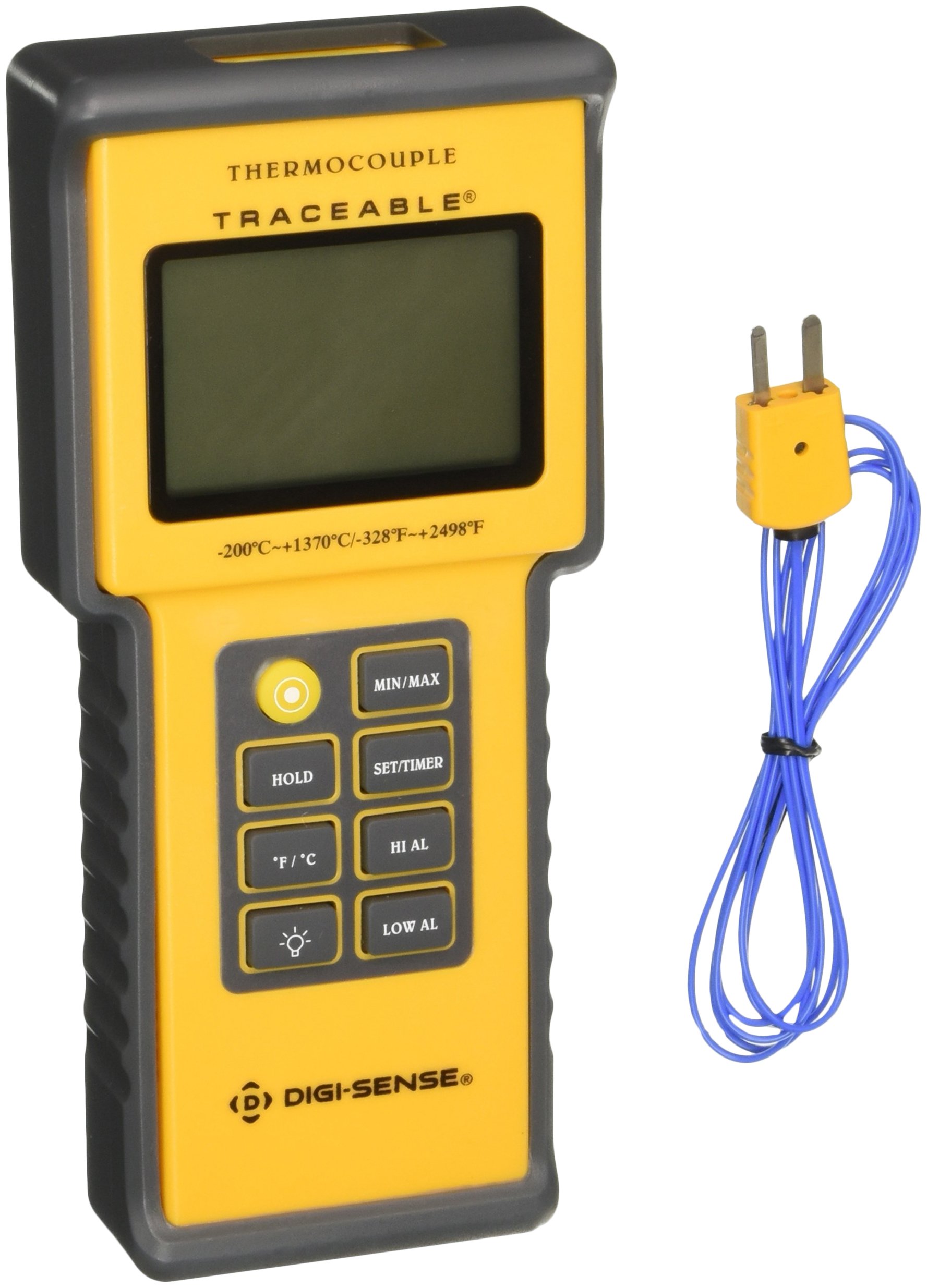Traceable Calibrated Water-Resistant Thermocouple Thermometer