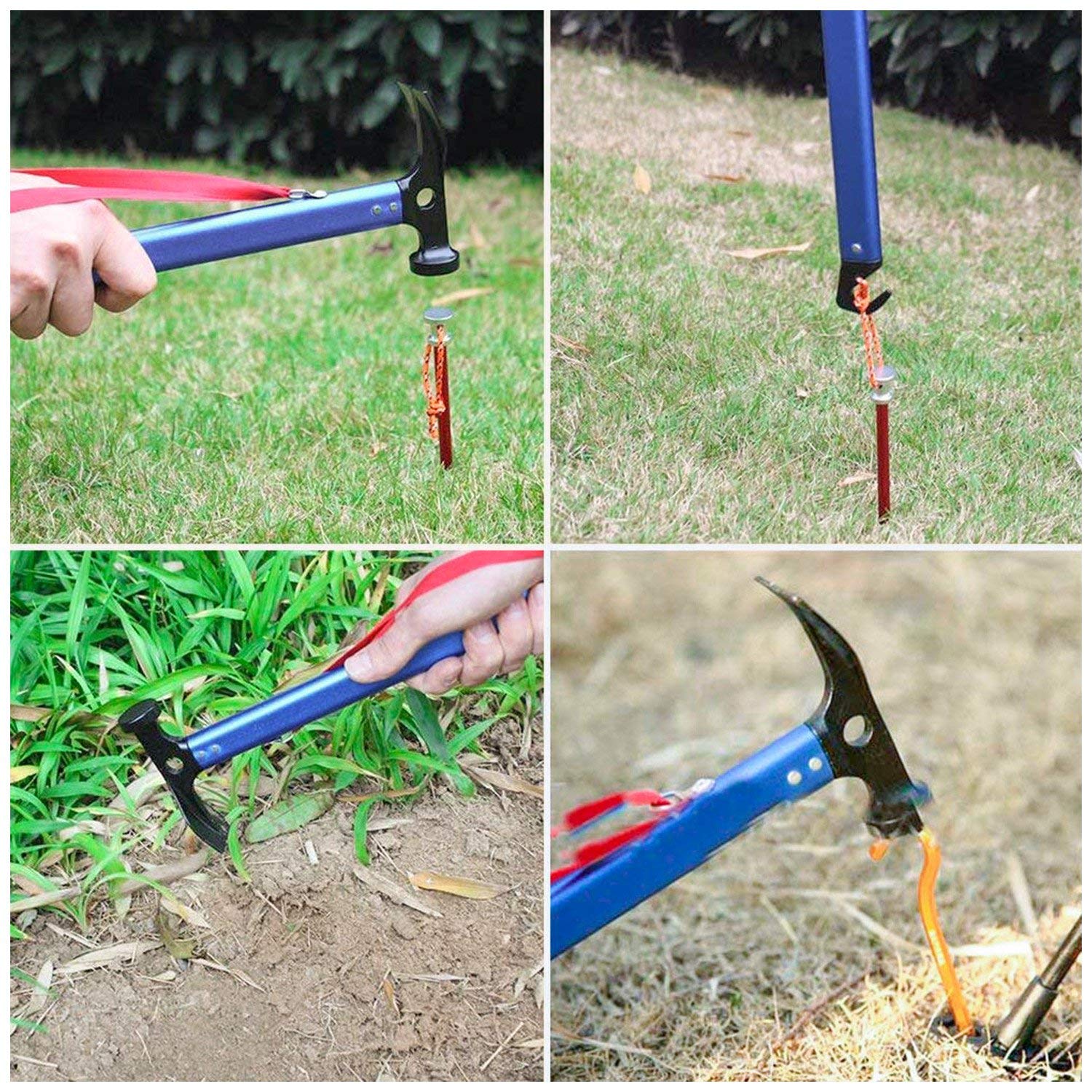 iwobi Marteau de Camping, Marteau De Tente Outil Multifonctionnel Accessoire