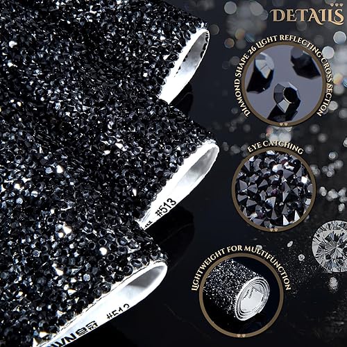 Miniatura 3 de Calcomanías de diamantes de imitación brillantes, diamantes de imitación para manualidades, calcomanías autoadhesivas para automóvil, decoración del