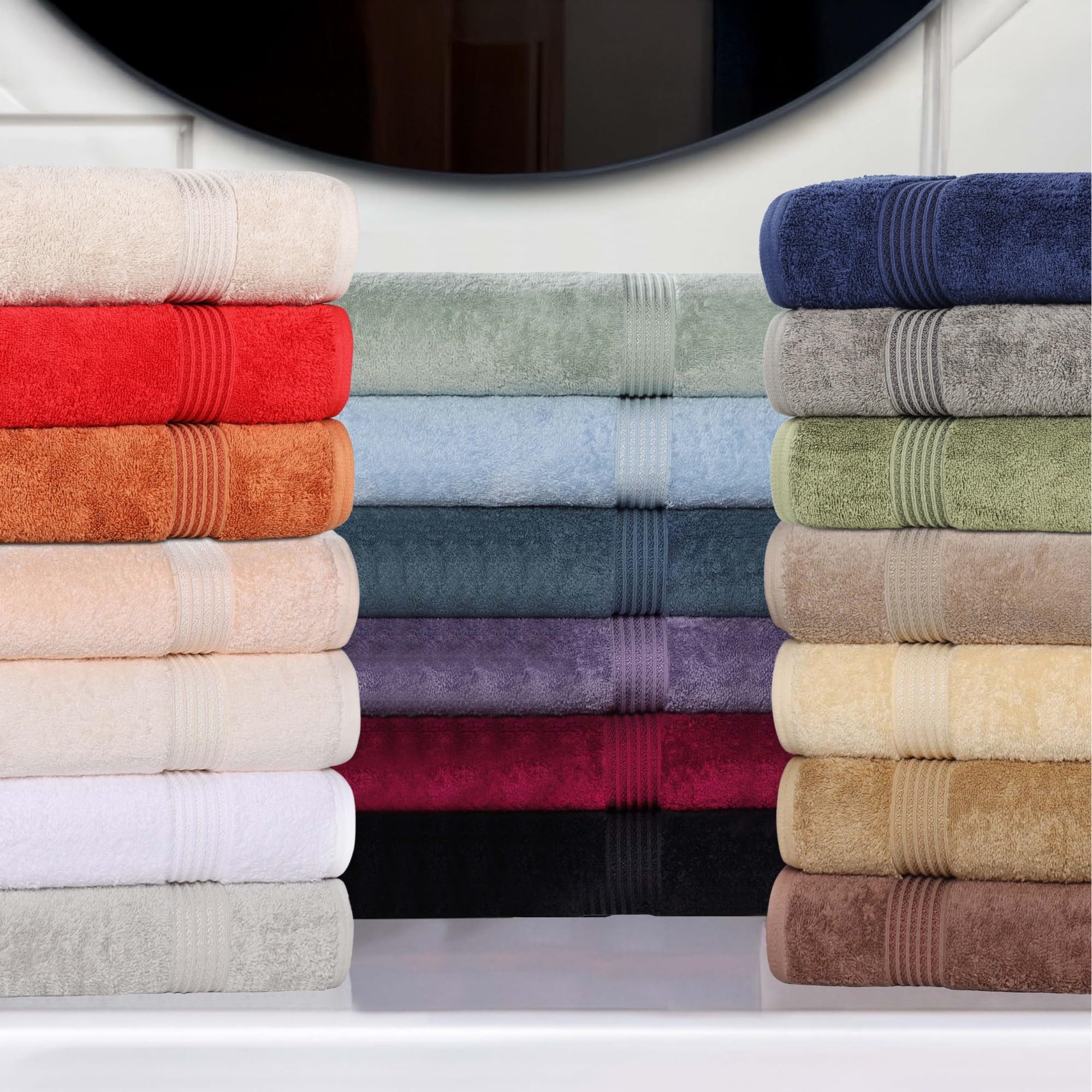 Superior Set di asciugamani in cotone egiziano, piccoli asciugamani per casa, bagno, bagno per ospiti, elementi essenziali per la decorazione, asciugatura rapida, assorbenti, cucina, spa, hotel,