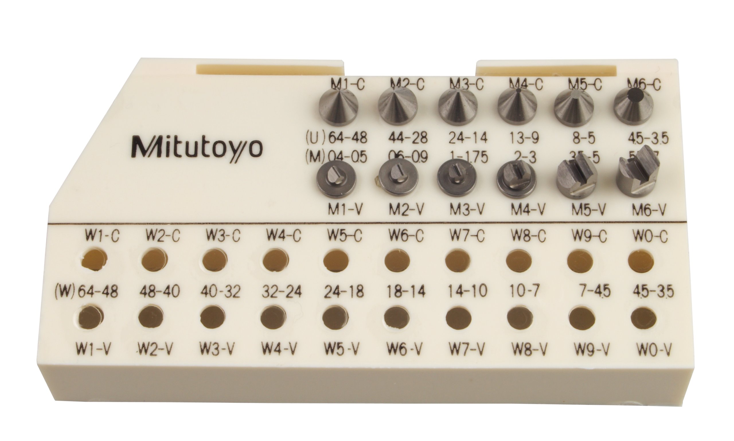 Amazon.co.jp: ミツトヨ(mitutoyo) 替駒測定子セット M1(U1)-M6(U6