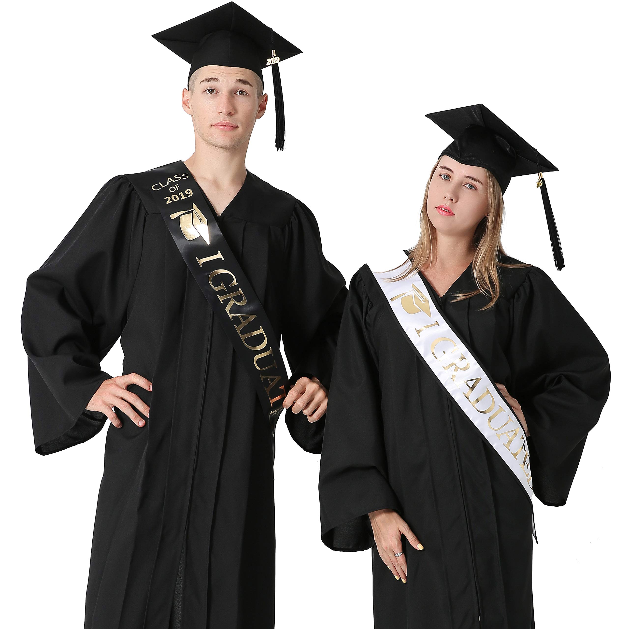 Buy Graduation Sash Class of 2022 Graduation Stole with Gold Glitter