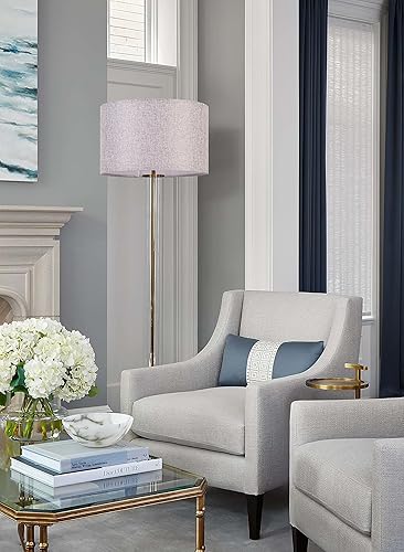 Miniatura 6 de Wellmet Pantalla requerida de 18 x 18 x 12 pulgadas para lámpara de mesa, lámpara de noche, lámpara de pie, pantalla de tambor de tela, estilo