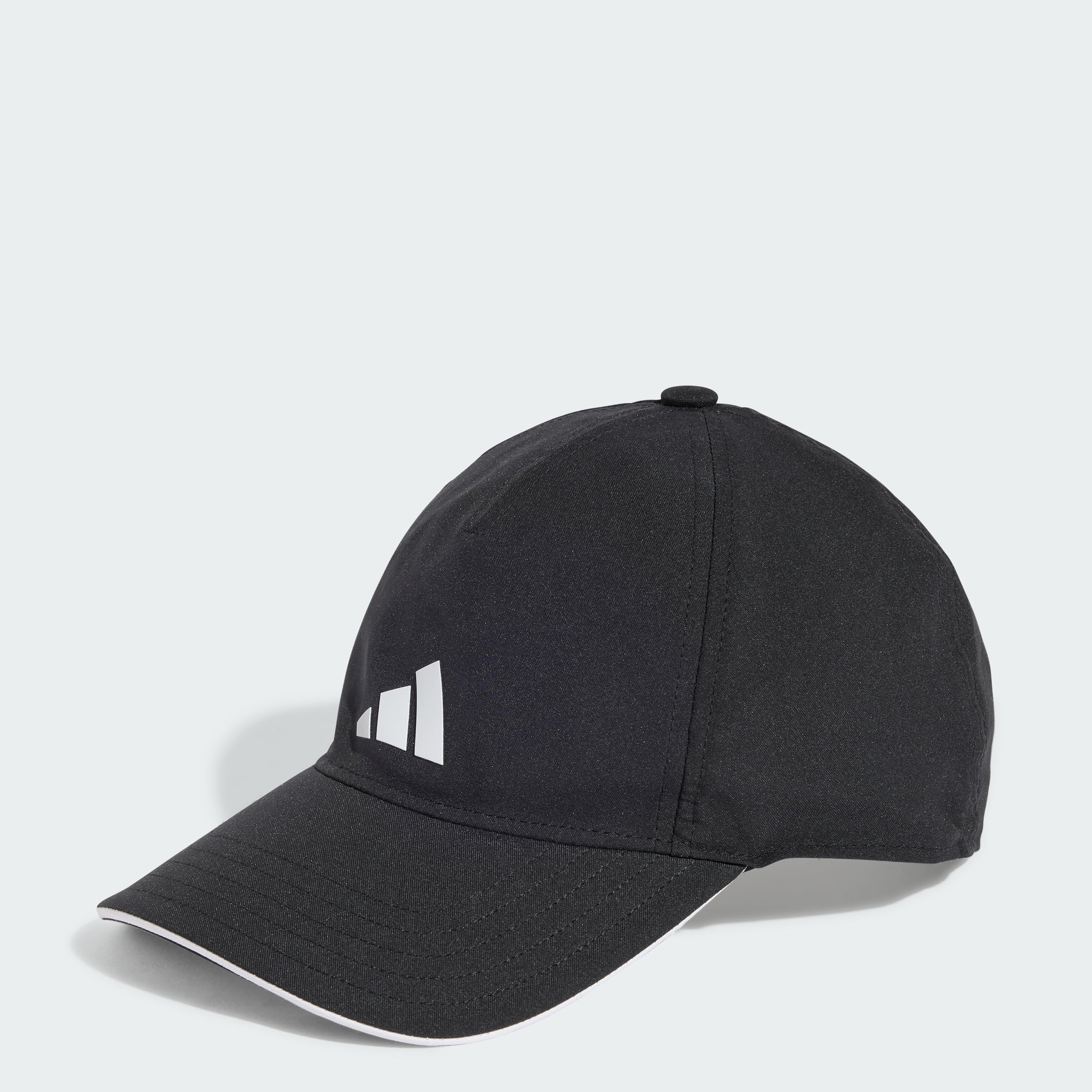 adidas Uniseks AEROREADY Training Running Baseball Cap, Black/White/White, XXS