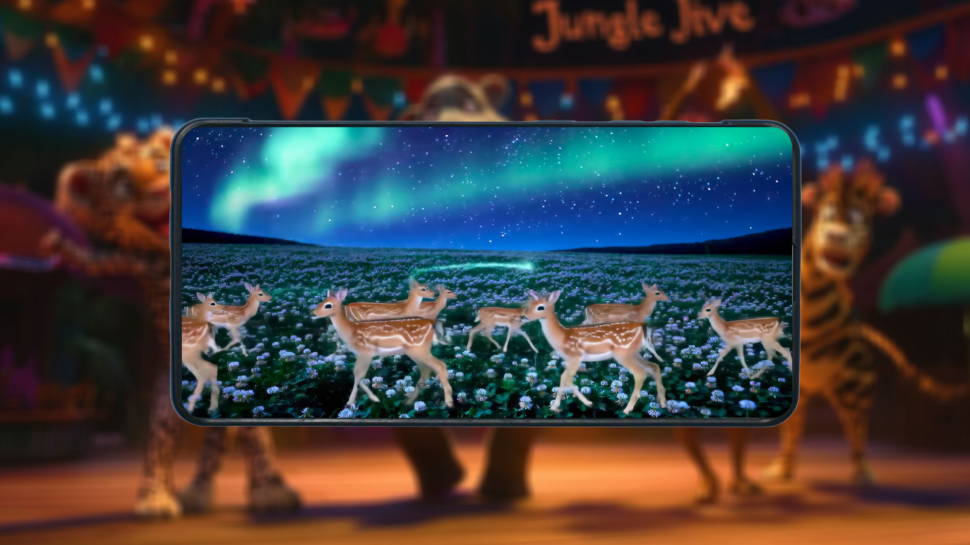 Dancing Animals Screensaver – Magical Loops with Relaxing Music for TV ...