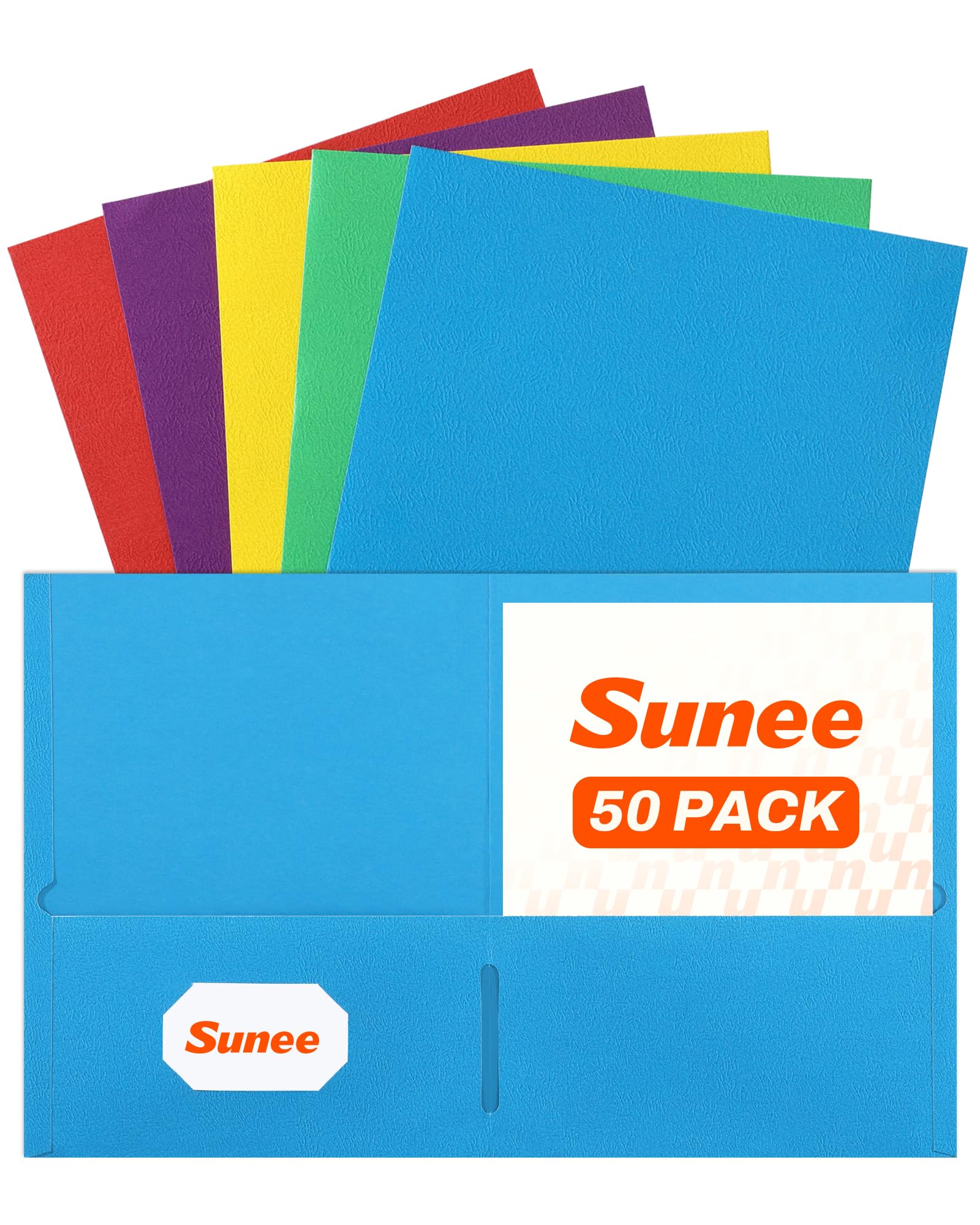 SUNEE 50-Pack Folders - Business & School -1 SUNEE 50-Pack Folders - Business & School -1