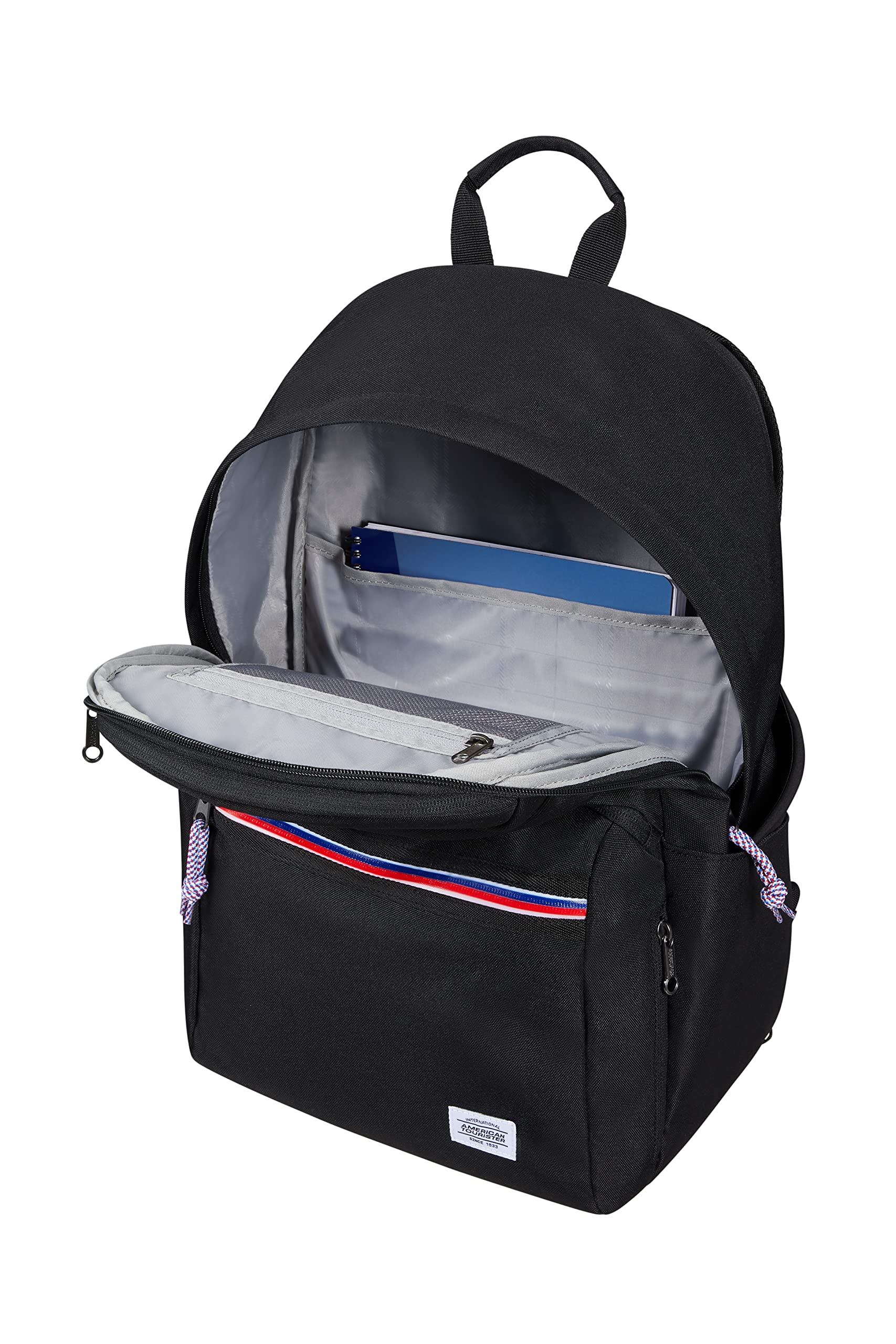 Amerykański minister wycieczki optymistycznie - 15,6 cala plecaka laptopa, 49 cm, 32 L, czarny (czarny)