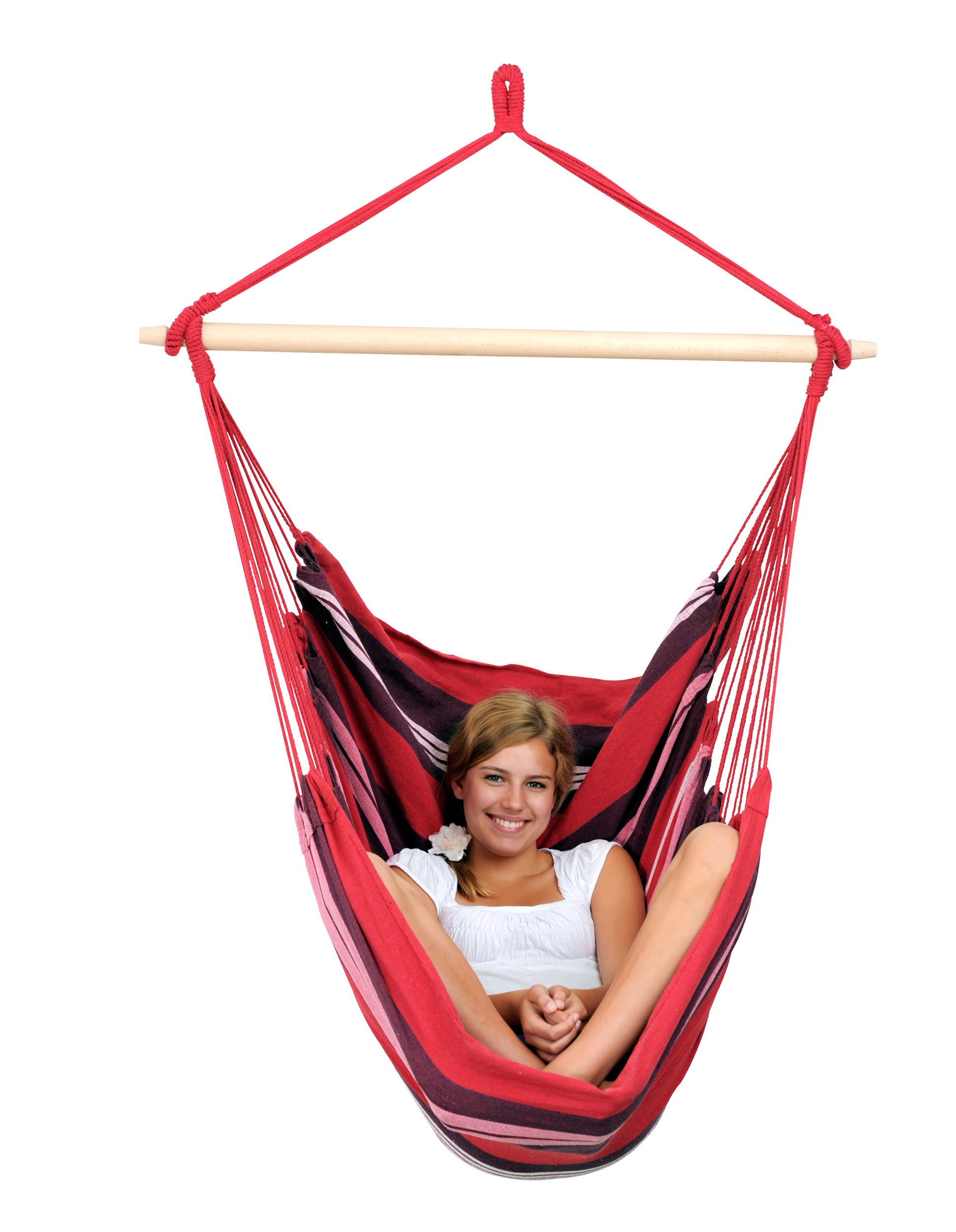 Amazonas Hammock AZ-2020240 Havanna Poltrona Sospesa Fuego, Fucsia, 120x110x150 cm