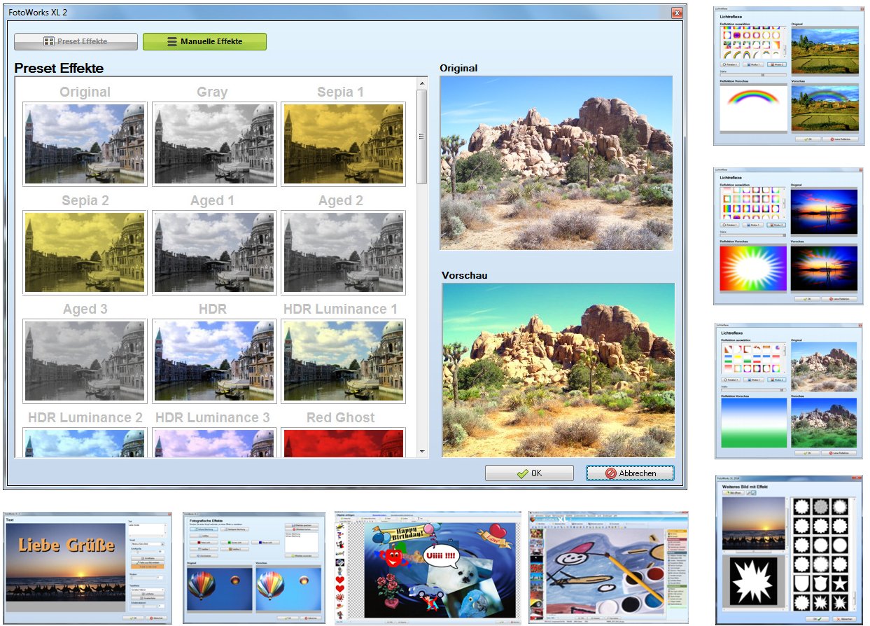 Fotoworks XL 2 (2026er Version) Bildbearbeitungsprogramm zur Bildbearbeitung in Deutsch - umfangreiche Funktionen, sehr einfach zu bedienen, kinderleicht Fotos bearbeiten im Fotobearbeitungsprogramm