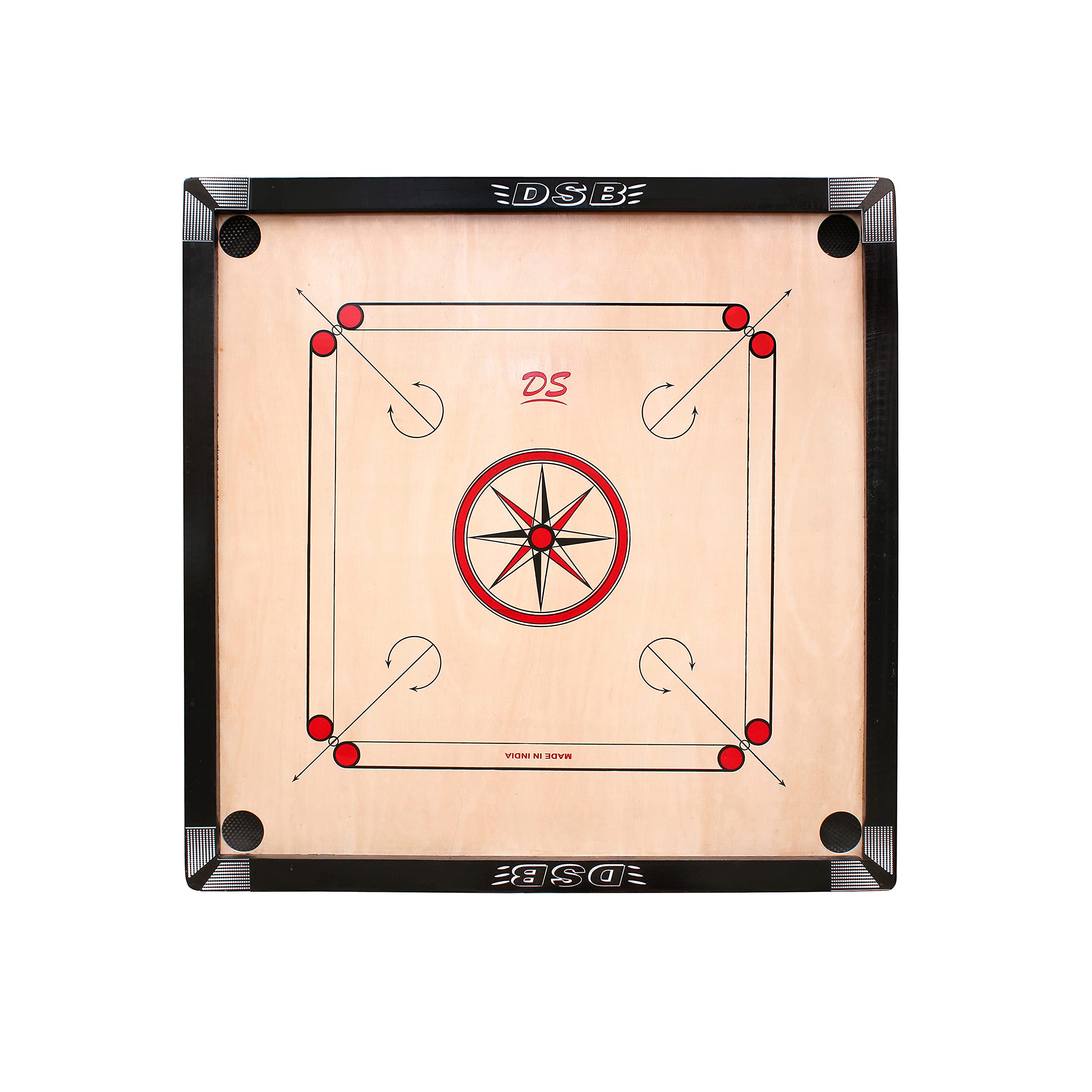 Buy Daystar Wooden 32 INCH Carrom Board Combo with Ludo and Goti, 32