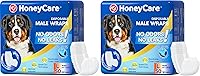 Vista 12 de HONEY CARE All-Absorb A27 - Envoltura para perro macho, 50 unidades, extra pequeña