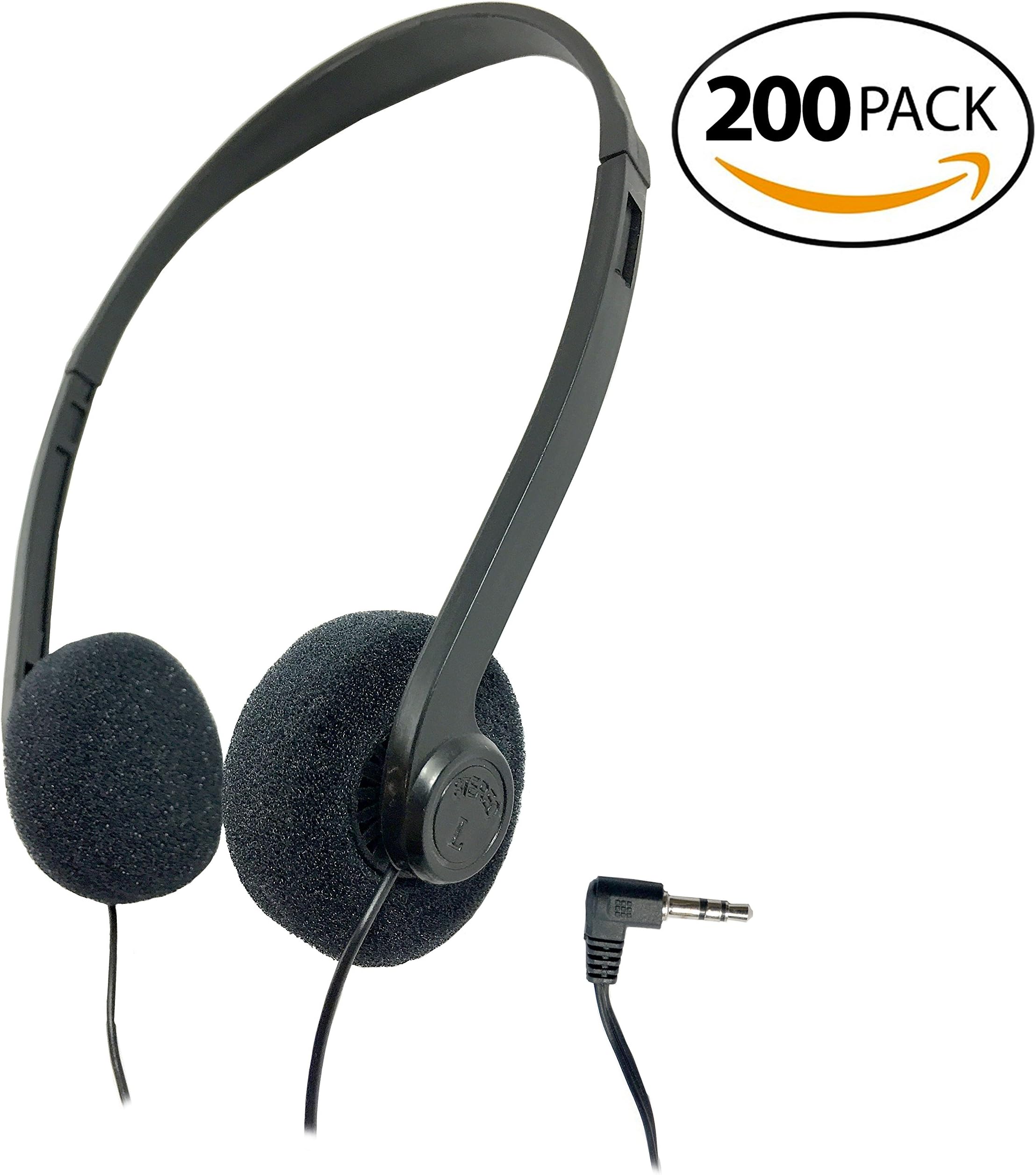 SmithOutlet 200 ID06 Pack Disposable Stereo Bulk Headphones