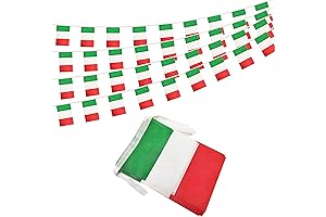 Authentic Italy Flag Banner String for Spirited Celebrations