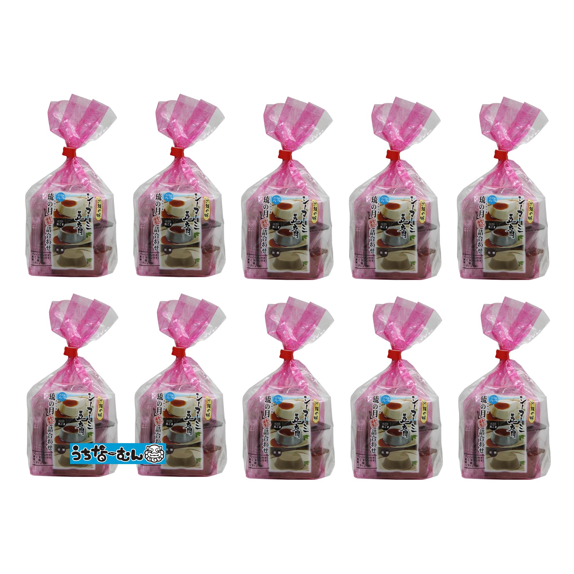 あさひ 沖縄 お土産 プレーン 黒ごま 黒糖 セット ジーマーミ豆腐 琉の月 るのつき 詰合わせ アソート 袋入り