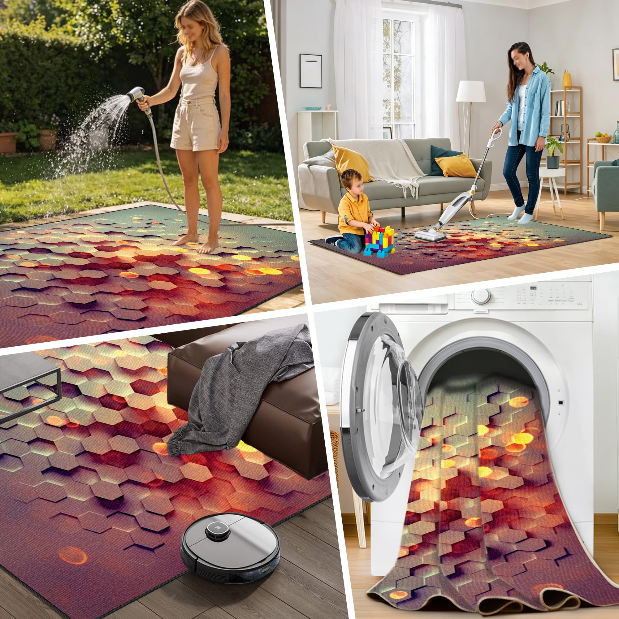 Mata do zabawy do pokoju chłopięcego, mata dla graczy, antypoślizgowa mata na krzesło do gier, mata do zabawy do dekoracji pokoju zabaw, mata ochronna na podłogi 80 x 130 cm / 31,50 x 51,18 cala