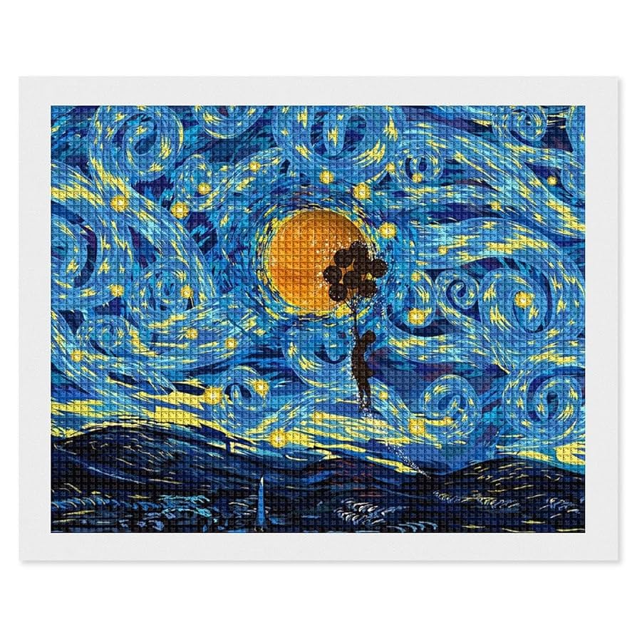Amazon.co.jp: バンクシー Banksy ゴッホ 星月夜 ダイヤモンド