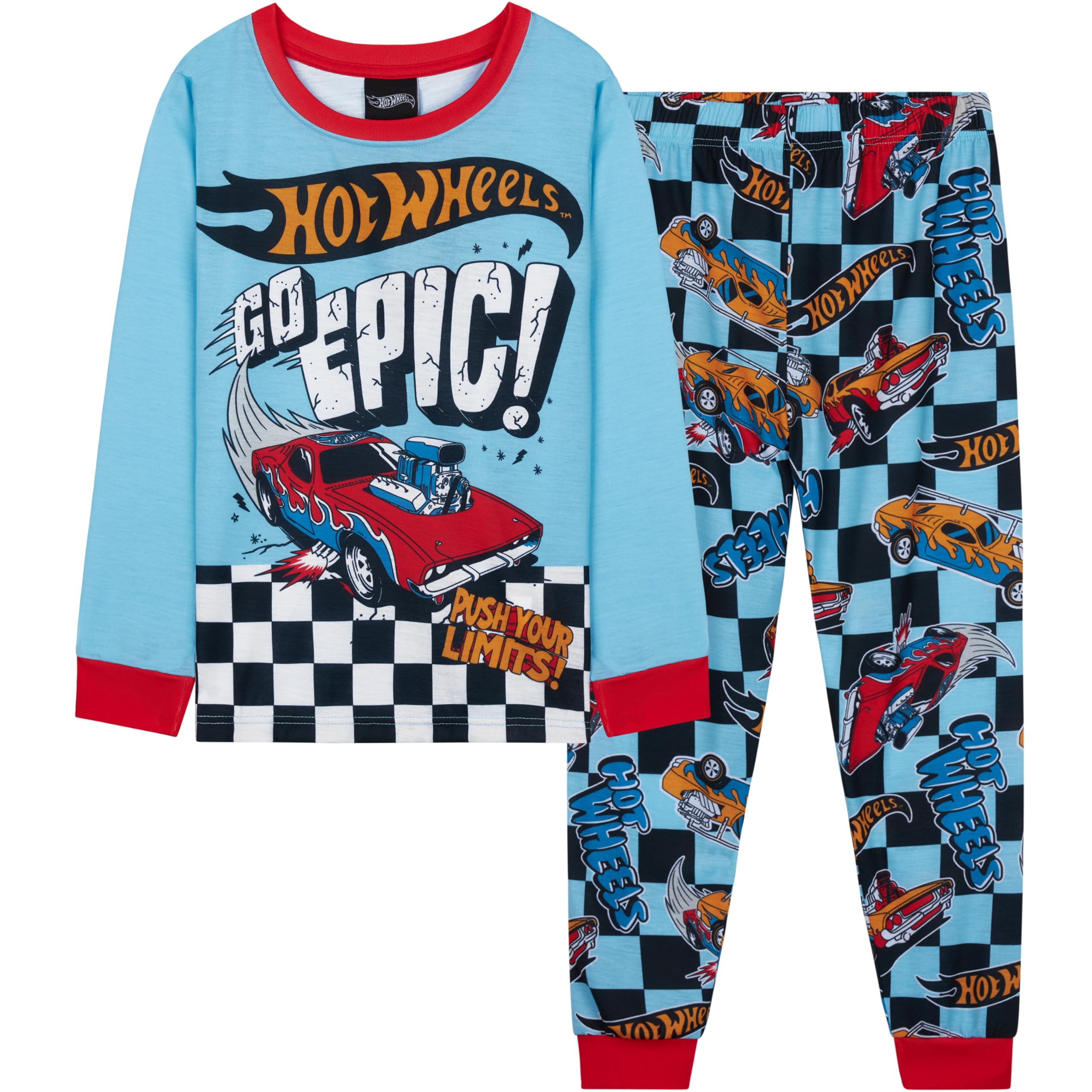 Pajama Set for Boys, Teens Long Sleeve PJs for Kids Soft Loungewear Cozy Sleepwear Nightw…
