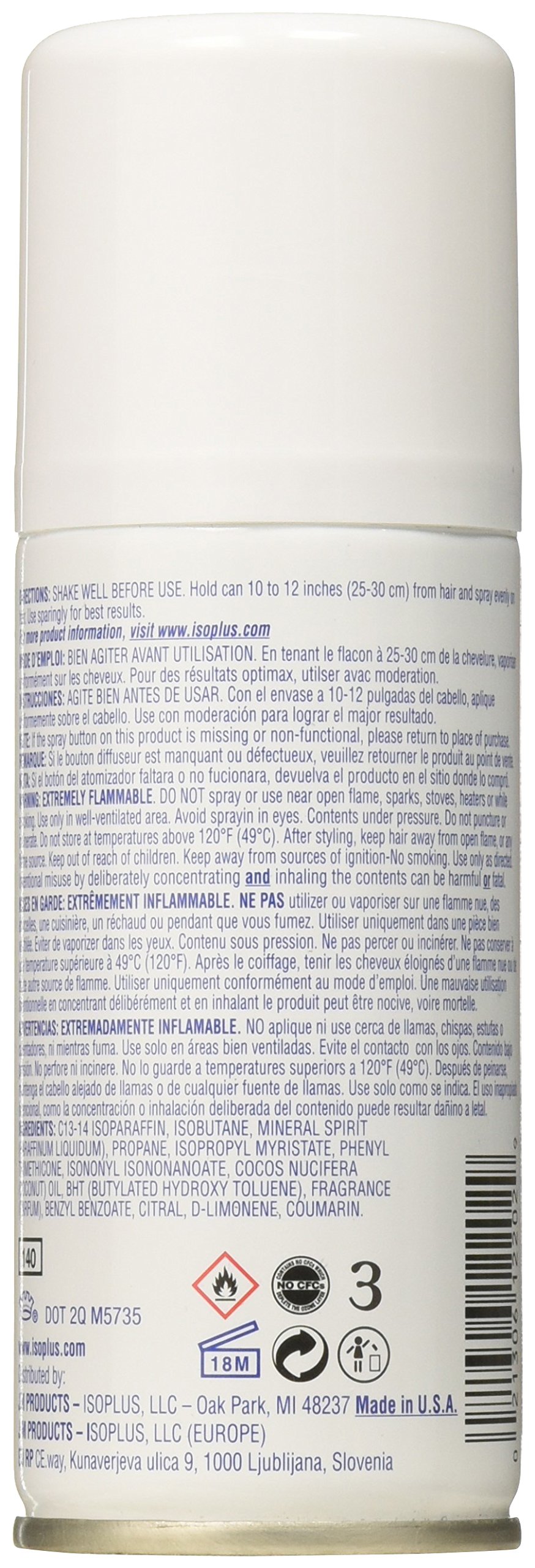 Condition photo showing New/Like New for Isoplus Oil Sheen Light Hair Spray With Coconut Oil 2 Oz