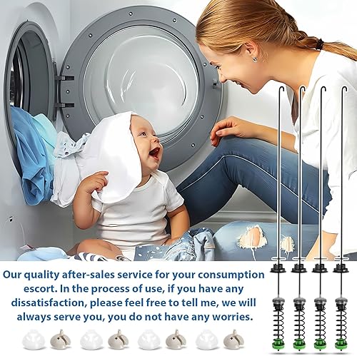 Miniatura 7 de W11130356 Varilla de suspensión compatible con lavadora Whirlpool Maytag Kenmore 7MWTW8500EC0, 7MWTW8500EC1, WTW8000DW0, 7MMVWB835EW0, 7MMVWB855EC0,