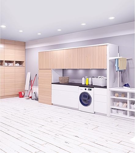 Miniatura 8 de Westinghouse 5243000 - Lámpara LED empotrable de 10 W (equivalente a 65 W) de 4 pulgadas con selección de temperatura de color, regulable, Energy