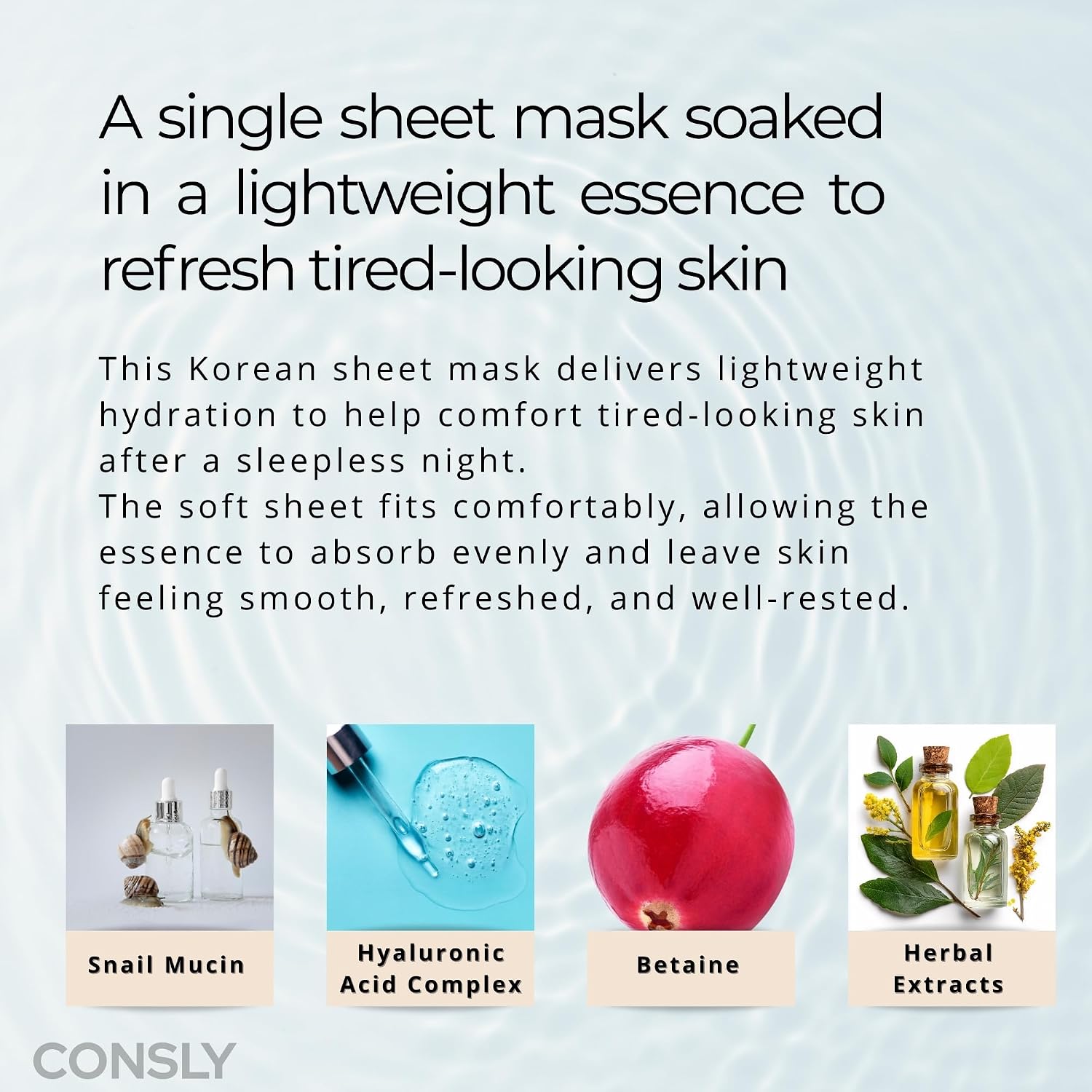 BAD GIRL Korean Sheet Mask Pack – After Sleepless Night | Hydrating & Revitalizing Face Mask | 5 Pack | K-Beauty Skincare | Made in Korea | 23 ml Each