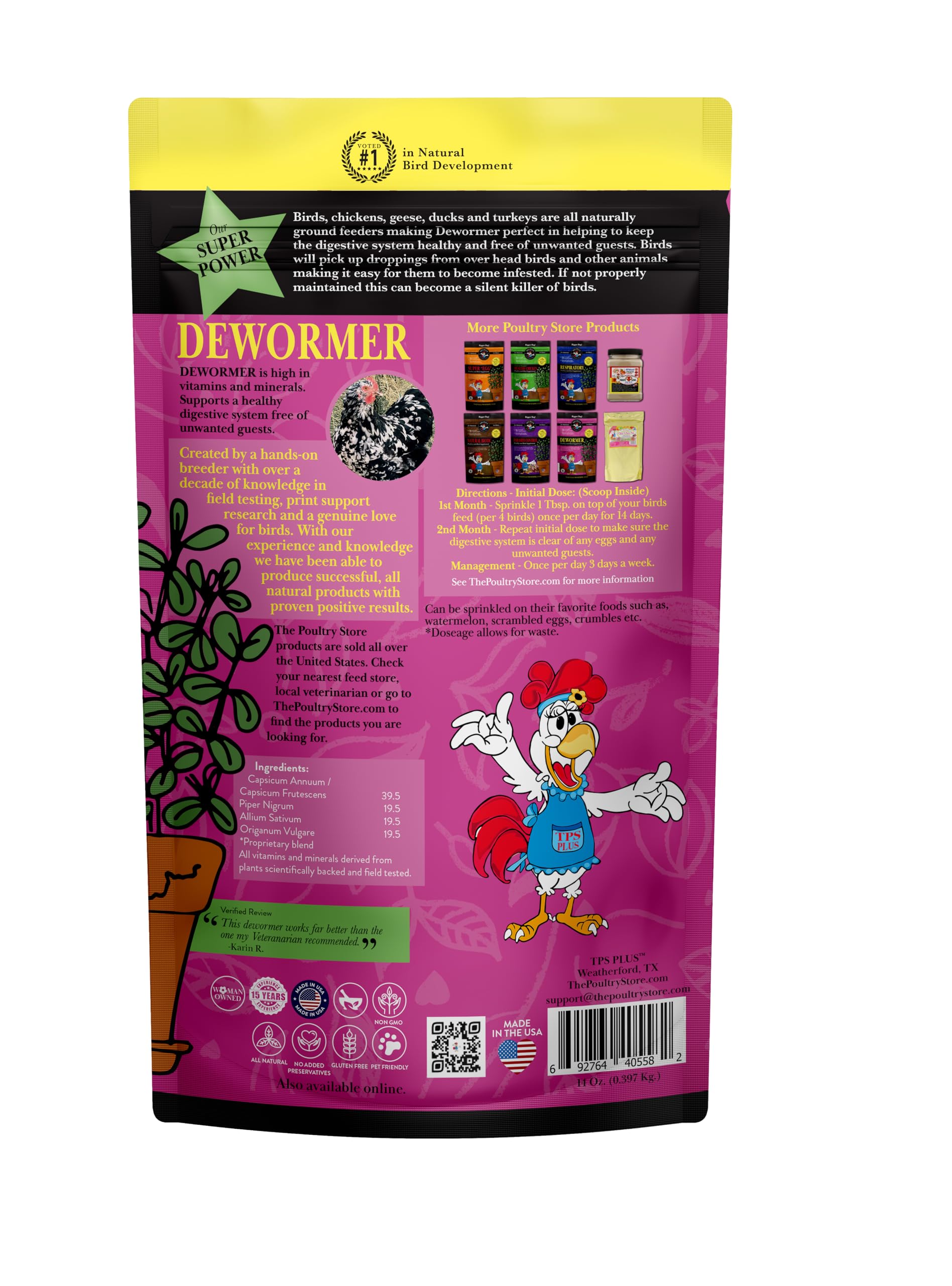 The Poultry Store Original De-Wormer®