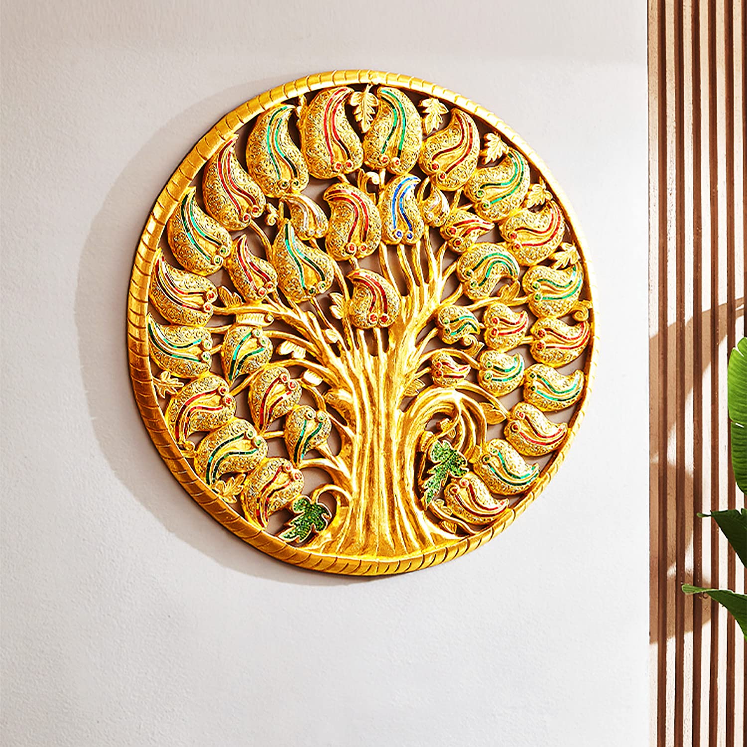 Árbol de la vida grande para decoración de pared, árbol genealógico hueco, escultura de pared para oficina, dormitorio, sala de estar