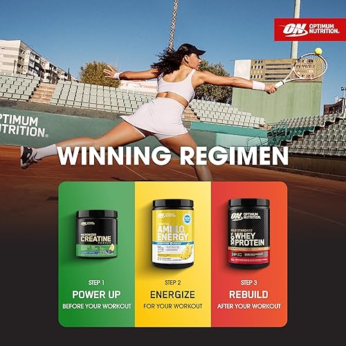 Vista 9 de Optimum Nutrition Amino Energy Plus Electrolytes - Bebida energética con aminoácidos y electrolitos para hidratación, sin azúcar, con BCAA, sabor a