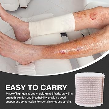 2pcs High with Breathable Rubber String Material and Compression Support, Sturdy Striped Sports for Effective First Aid Dressing and Wound Care