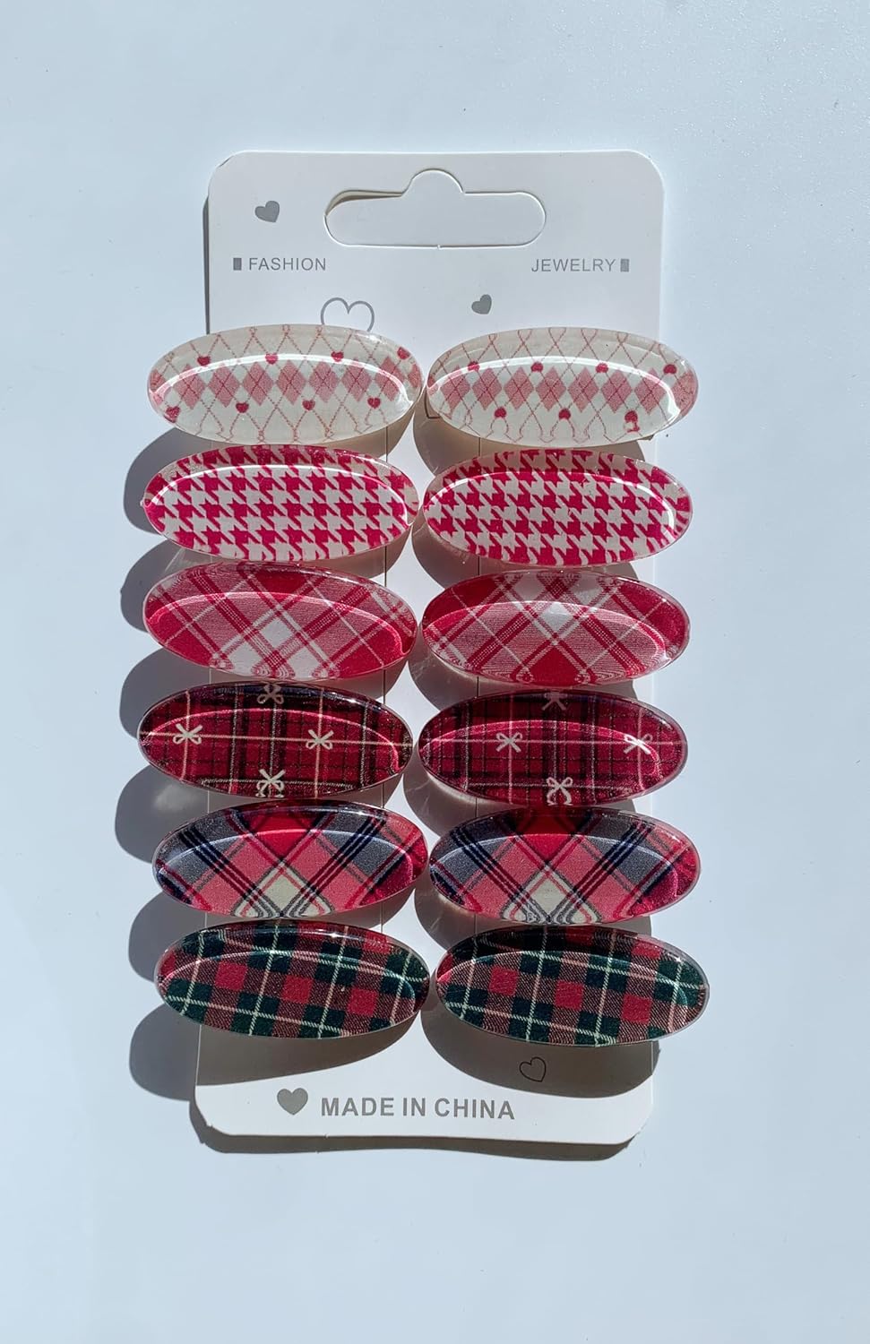 Lemeilleur 12 PCs (6 Pairs) 1.6 inches Vintage Acrylic Resin Alligator Hair Barettes Cute Hair Pins Hair Accessories Fashion Pretty Decorative Small Hair Clips for Girls Kids - Image 4