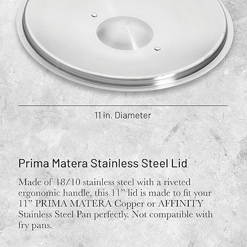 Miniatura 9 de PRIMA MATERA Tapa Redonda de Acero Inoxidable 94in