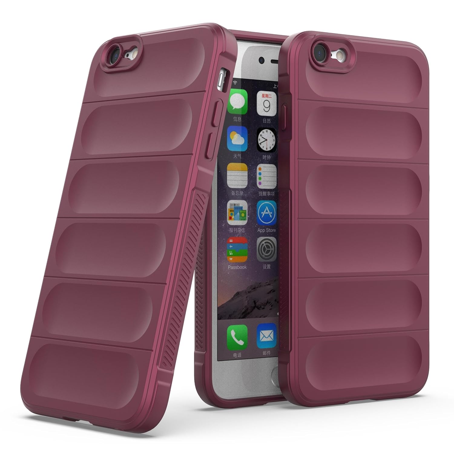 Glasgow Liquid Silicone Back Case Cover Compatible with Apple iPhone 6s Plus/iPhone 6 Plus