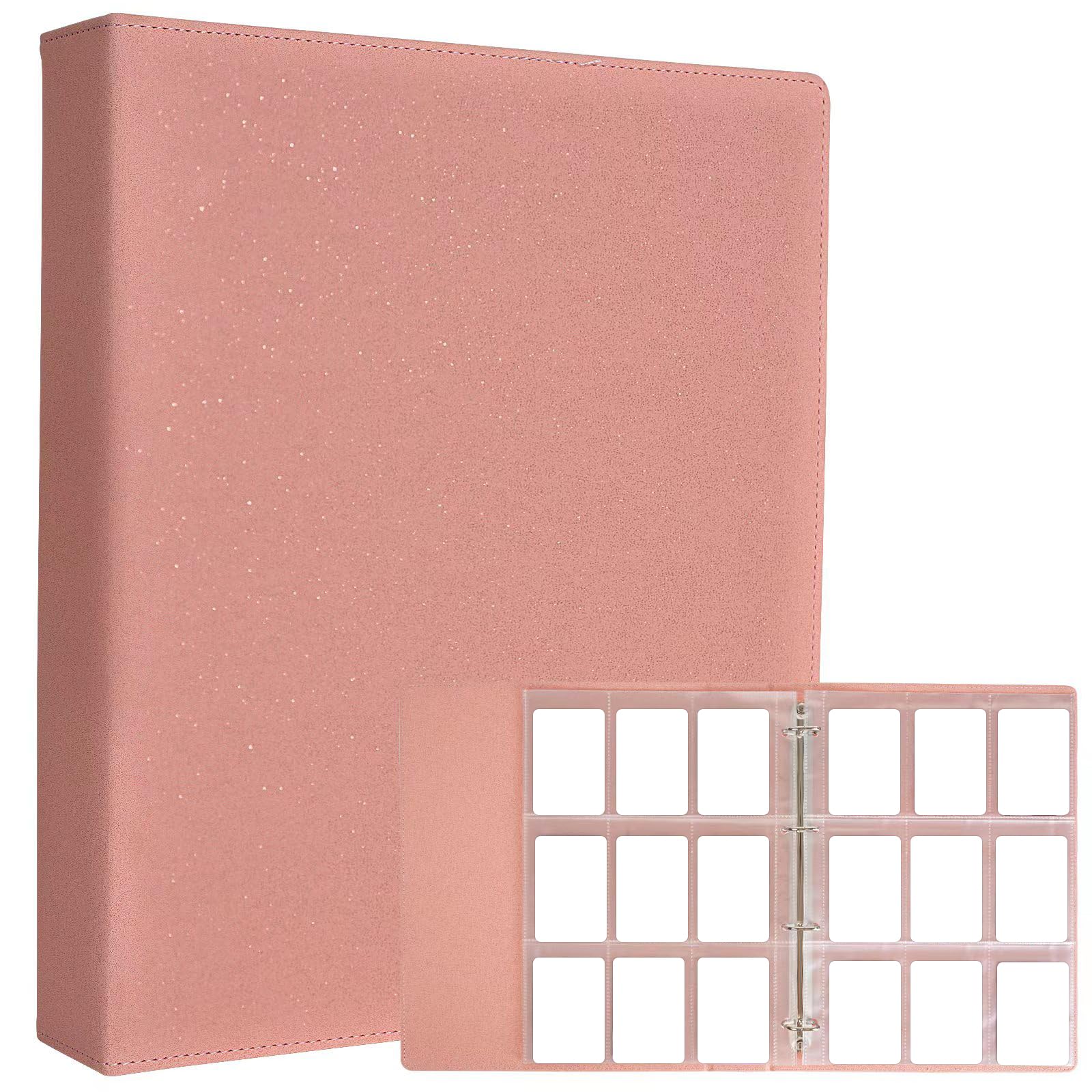 Amazon.com: CeyiJun Pink Moonlight A4 9 Pocket Extra Large Binder