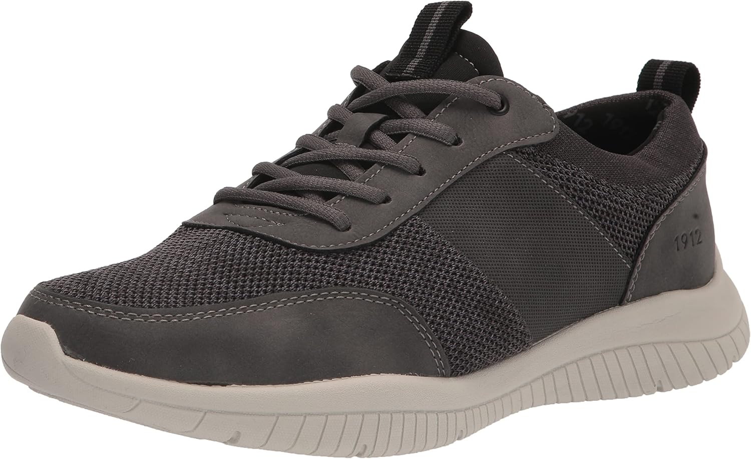 Nunn Bush Men's KORE City Pass Knit Moccasin Toe Oxford Athletic Style Casual, Gray, 13 Wide