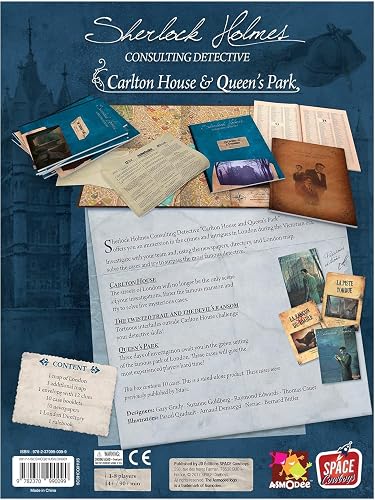 Space Cowboys- Carlton House & Queen's Park-Sherlock Holmes: Consulting Detective, Multicolore, SHEH04 [Versione Inglese] - 3