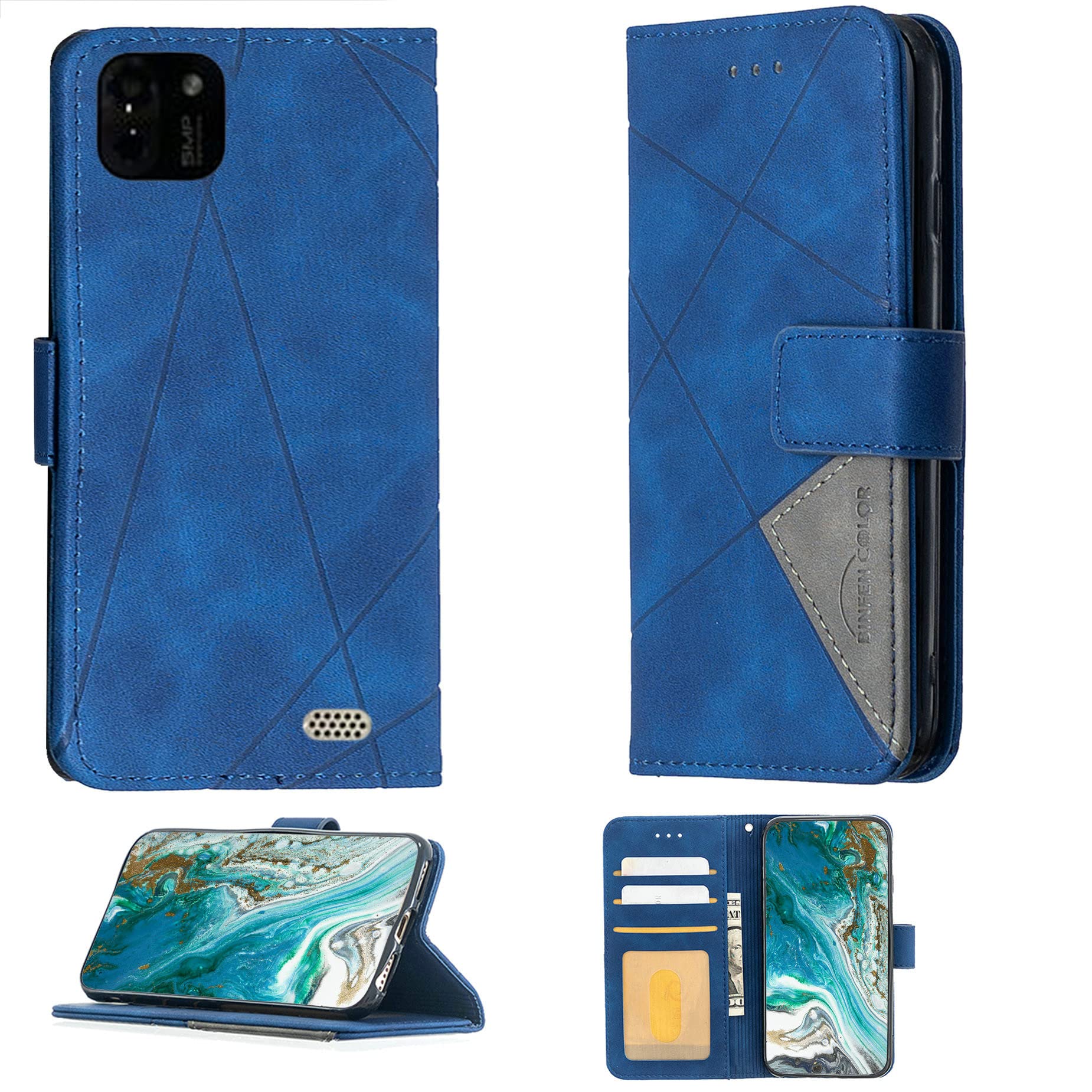 Cover per Uno PREMIER5 Premier 5 5.5 Android 11 Custodia Comaptibile con Uno PREMIER5 Premier 5 5.5 Android 11 Case Custodia [ con 9H HD Vetro Temperato] Cover Supporto PC + Silicone IMDZ-HUA795