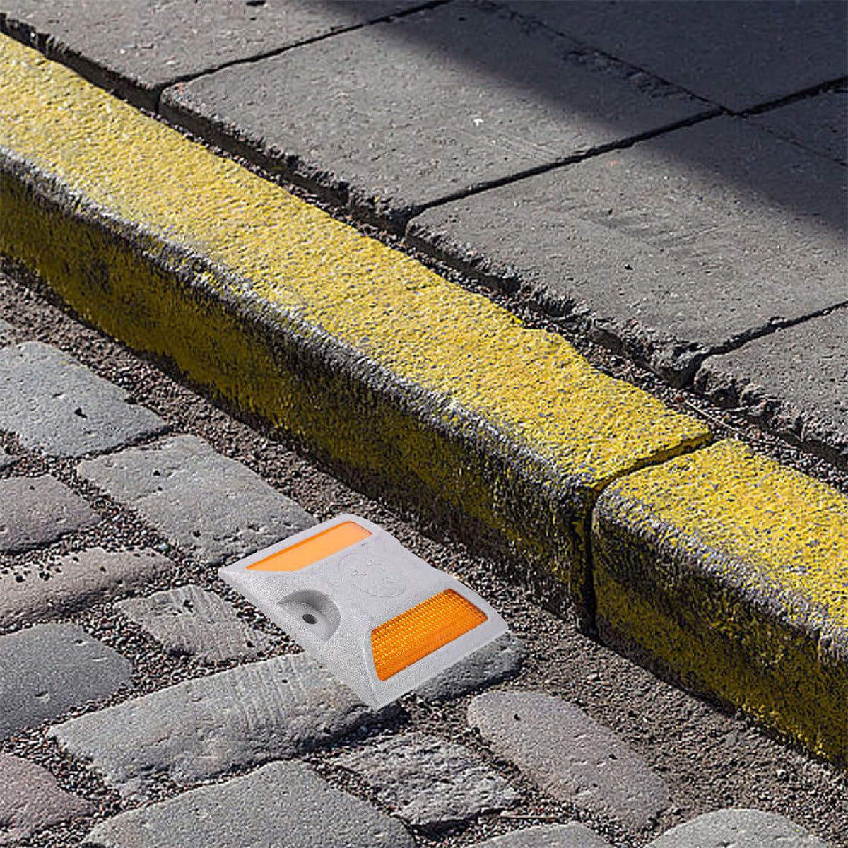 Aluminium Reflektierende 4 Straßenreflektoren Stück für Parkplatz