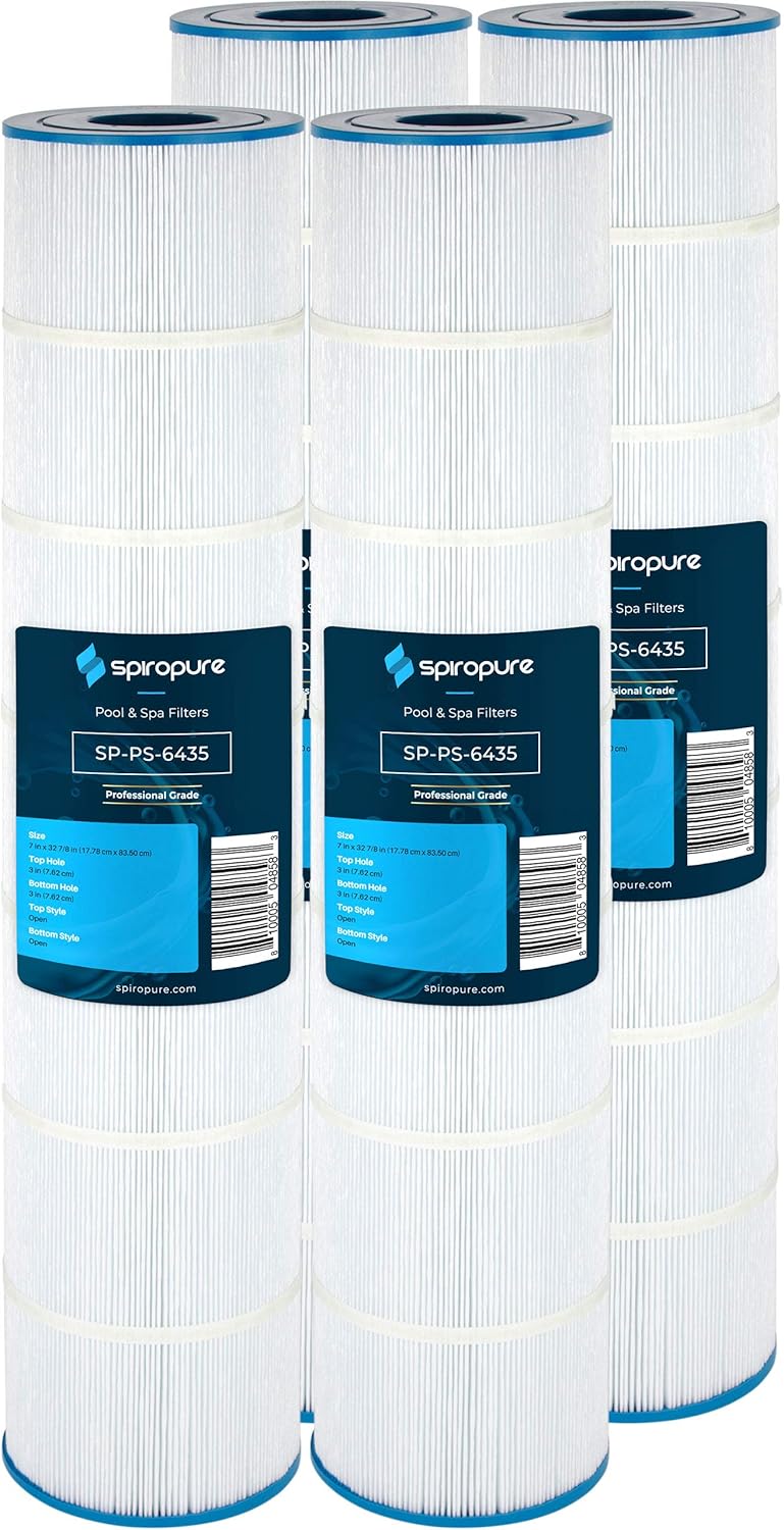 SpiroPure Replacement for Pleatco PA131 Hayward CX1280RE Unicel C-7494 Filbur FC-1227 C5030 C5025 Hot Tub Spa Pool Filter Replacement Cartridge (Case of 4)