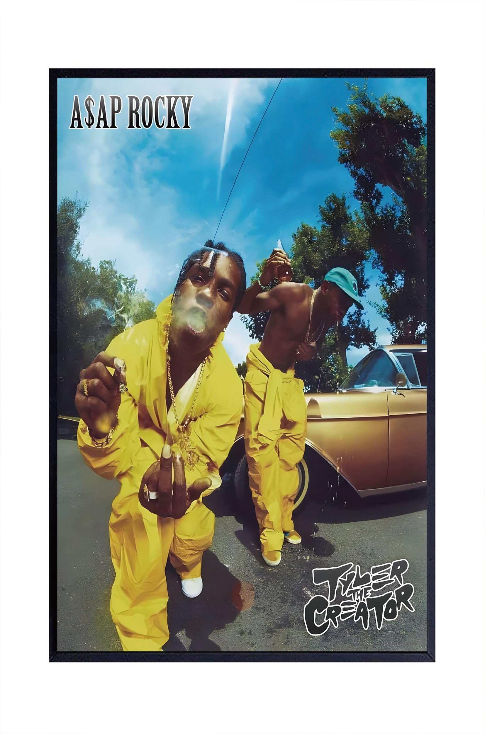 TESIOON Theissen ASAP Rocky and Tyler, Creator - Yellow Jumpsuits