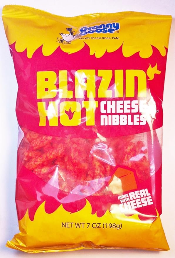 Granny Goose Blazin' Hot Cheese Nibbles 7oz (Pack of 10) Amazon.in