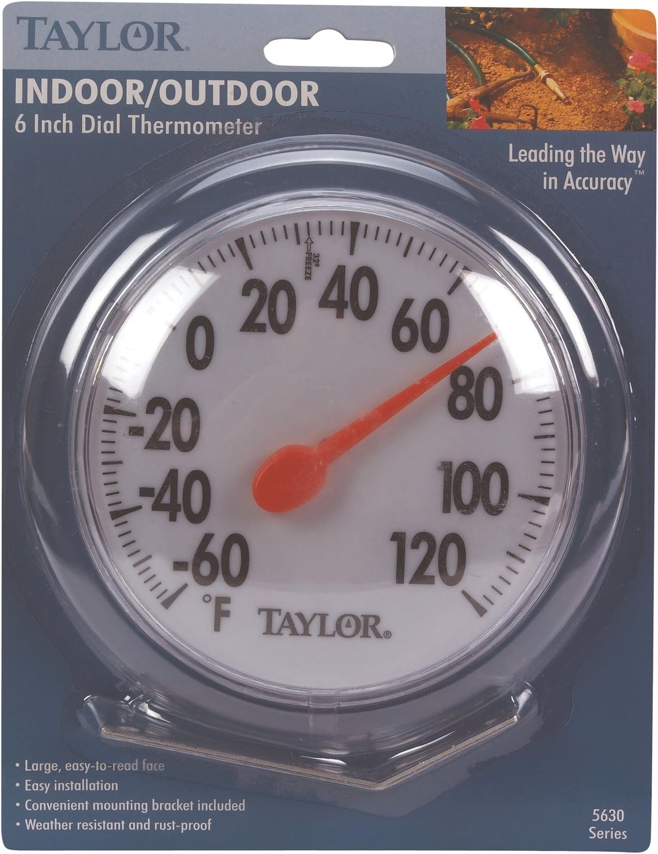 Chaney Instruments Taylor Indoor/Outdoor Window Thermometer