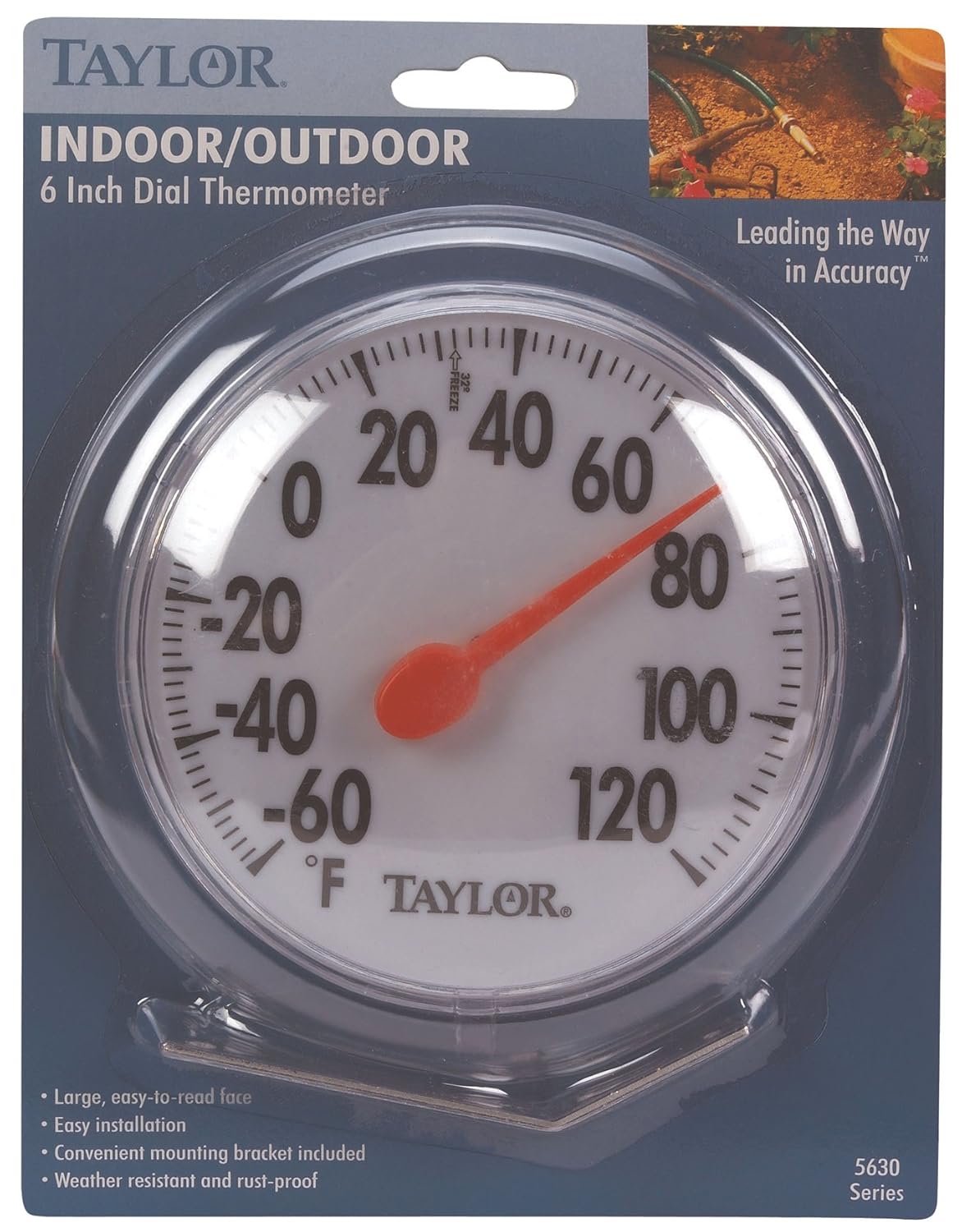 Chaney Instrument Taylor Indoor/Outdoor Window Thermometer