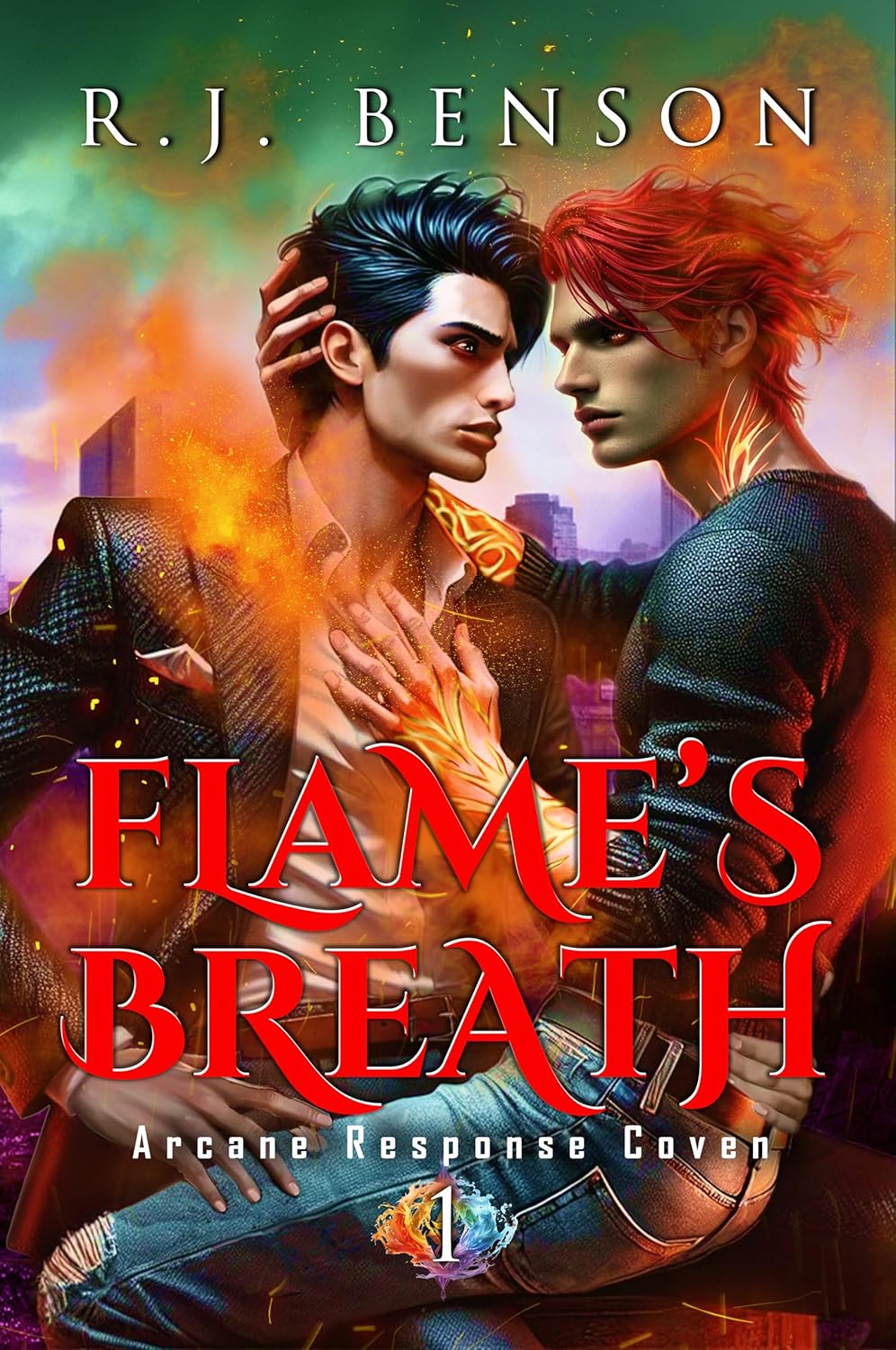 Flame's Breath: A Magical Gay Romance & Paranormal Urban Fantasy (Arcane Response Coven Book 1)      Kindle Edition